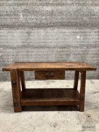 Antieke werkbank vol karakter 147951 lengte 163 cm