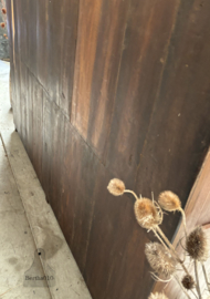 Antieke houten vitrine winkel schoolkast 148128