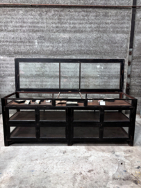 Prachtige antieke toonbank,dressoir van glas (147248) verkocht