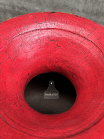 Oosterse houten handbeschilderde melkpot 147886ad 40 cm hoog
