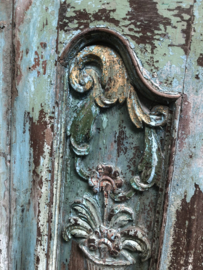Oude poort turquoise groen (145484) verkocht