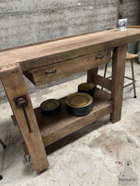 Oude authentieke werkbank 177 cm lang 147815