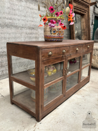 Prachtige toonbank keukeneiland jaren 20 147823 lengte 168 cm