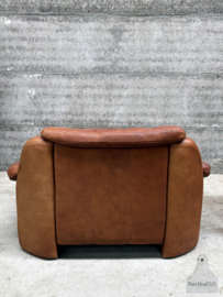 Oude lederen fauteuil  (146835)