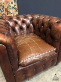 Lederen Chesterfield fauteuil (143723) verkocht