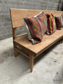 Lange oude  houten zitbank 300 cm lengte (146893) verkocht