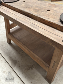 Oude eiken werkbank 162 cm lengte 148189
