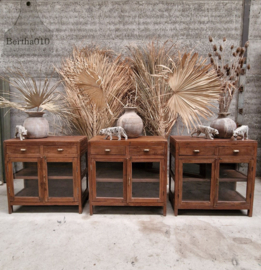 Drie Antieke Engelse Toonbanken/Vitrines uit de Jaren '20 147397 147398 147399 verkocht