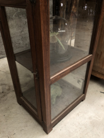 Engelse vitrinekast 4 zijden glas (146084) verkocht