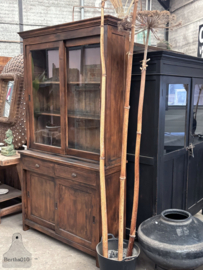 Unieke oude hoge 230 cm apothekerskast uit de jaren 30 40 karaktervol 148071