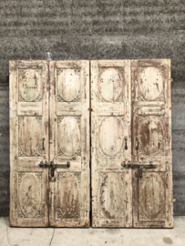 Oude deuren paneel 205 cm hoog (rechts) (146124)