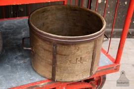 Oude houten ronde bak (131942) verkocht