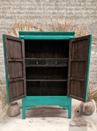 Oude Chinese kast groen 147367 verkocht