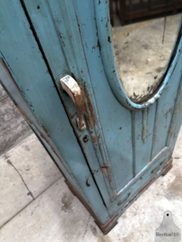 Authentieke Art Deco-kast met verweerde spiegel ca 1910 147873