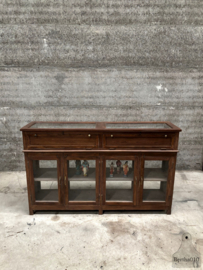 Authentieke antieke winkelvitrine toonbank 147857