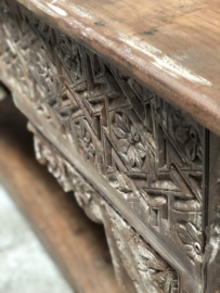 Houten Indiaas houtsnijwerk dressoir (146049) verkocht