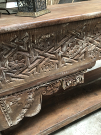 Houten Indiaas houtsnijwerk dressoir (146049) verkocht