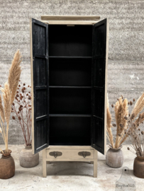 Oude hoge Chinese kast 230 cm hoog 148072