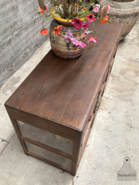 Prachtige toonbank keukeneiland jaren 20 147823 lengte 168 cm