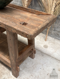 Authentieke werkbank timmermanschool 157 cm lengte 147794 verkocht