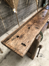 Smalle authentieke werkbank (146212) verkocht