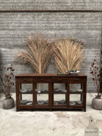 Authentieke oude winkeltoonbank vitrinekast  ca  jaren 20 40 147867