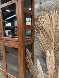 Zeldzame 254 cm hoge Engelse vitrinekast  jaren 20–30 147669