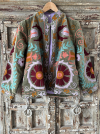 148036A wearable art oftewel draagbare kunst  Suzani jas S/M