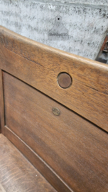 Antieke kerkbank lengte 410 cm 147376 verkocht