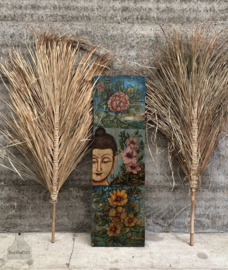 Oud paneel handbeschilderd Siddhattha Gautama Buddha 147481