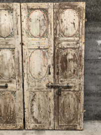 Oude deuren paneel 205 cm hoog (rechts) (146124)