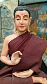 Handgemaakte Boeddha in stolp – Vakmanschap van spirituele kracht 147319a