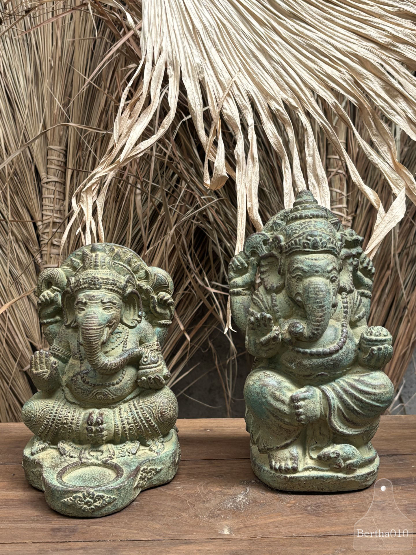 Stenen beeld Ganesha 28 cm hoog 147508