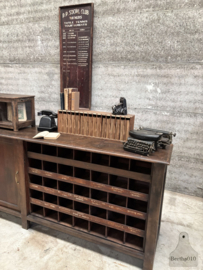 Historische Britse antieke balie Guardian Assuranc Company 263 cm lang 147740