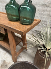 Oude werkbank uit school 148269 lengte 152 cm