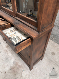 Unieke oude hoge 230 cm apothekerskast uit de jaren 30 40 karaktervol 148071