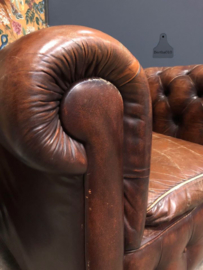 Lederen Chesterfield fauteuil (143723) verkocht
