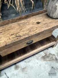 Oude werkbank 146850 lengte 206 cm