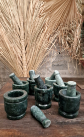 Marmer vijzel groen 147258