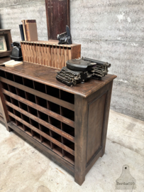 Historische Britse antieke balie Guardian Assuranc Company 263 cm lang 147740