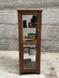 Mooie hoge glazen vitrinekast 147422