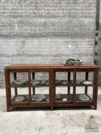 Antieke vitrine museumkast 147837