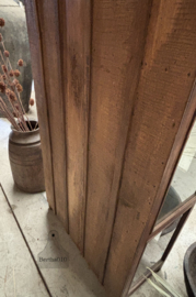 Originele antieke notariskast klepvitrine 148125 verkocht