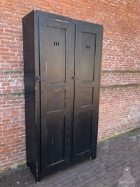 Houten antieke locker (138274)..verkocht