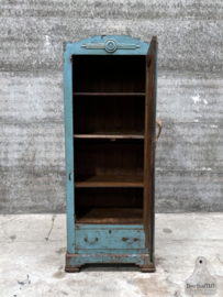 Authentieke Art Deco-kast met verweerde spiegel ca 1910 147873