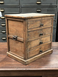 Antiek industrieel ladekastje jaren 20 147719 verkocht