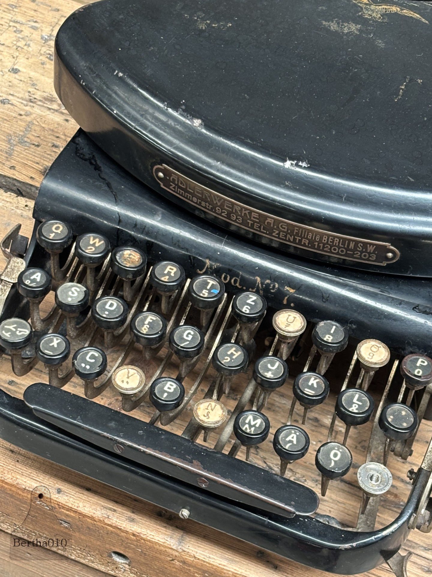 Adler typemachine uit 1900 (147582)