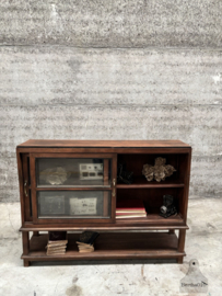 Antieke school laboratorium schuifkast  148121