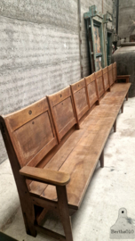 Antieke kerkbank lengte 410 cm 147376 verkocht