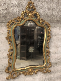 Grote vergulde spiegel Rococo stijl (145780)